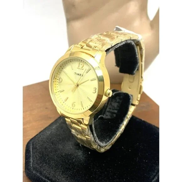 Timex Women's Watch TW2V36000 Quartz Gold Stainless Steel 32mm